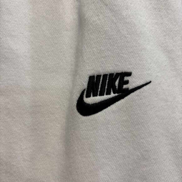 Nike Sportswear Club Fleece Jogger BV2671-100 Men’s Size Large White Logo Swoosh - Picture 5 of 13